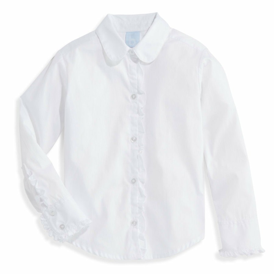 GIRLS bella bliss | Ruffled Buttondown Shirt