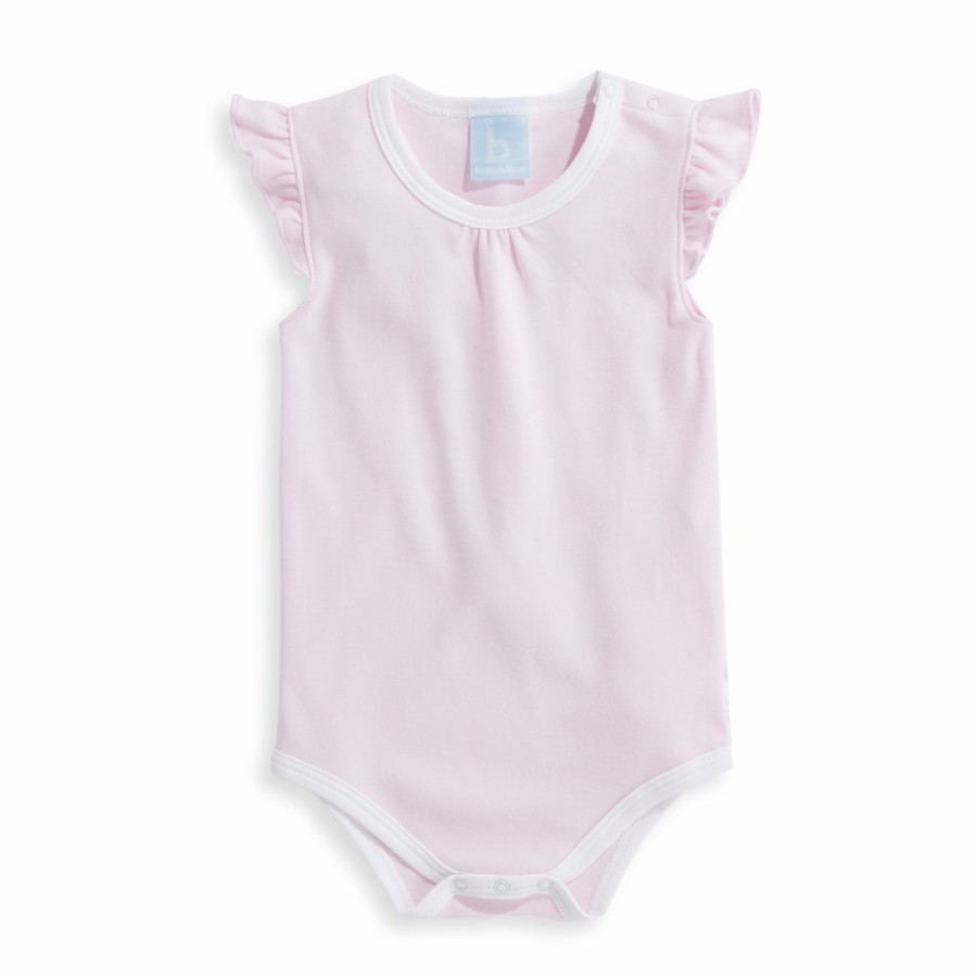 GIRLS Cottonwel | Bliss Flutter Sleeve Pima Onesie