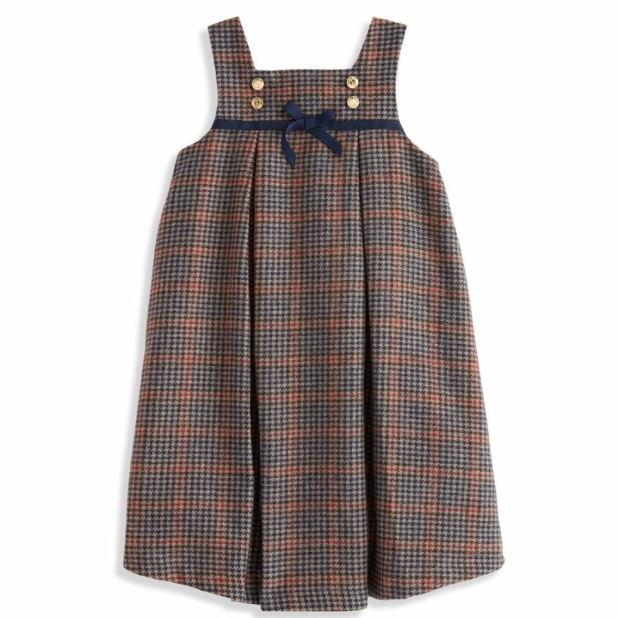 GIRLS Misbordados | Square Neck Wool Dress