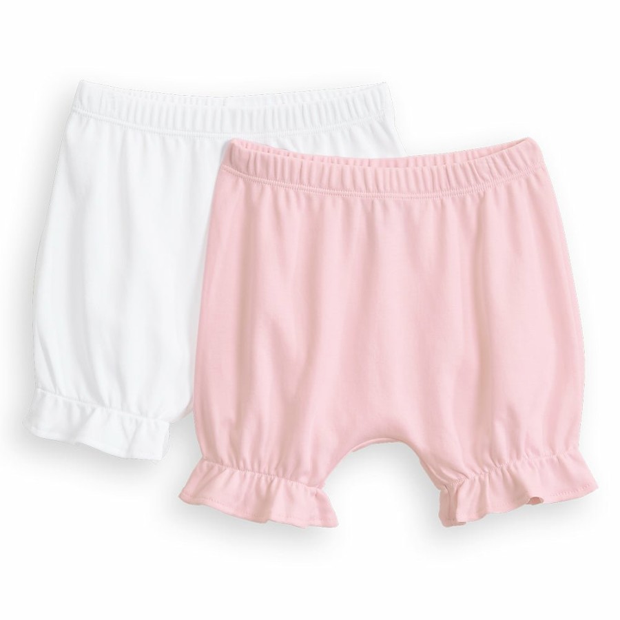 GIRLS Cottonwel | Pima Bloomer Set White/Pink