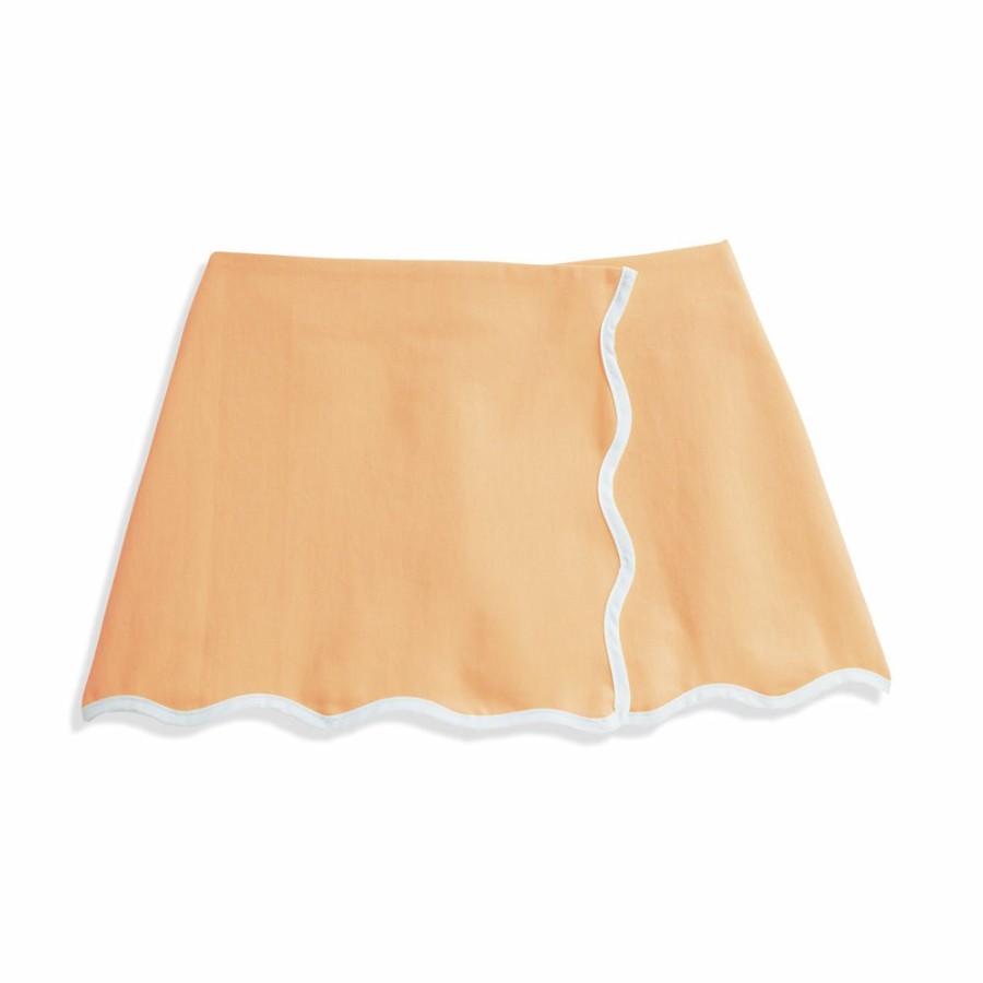 GIRLS Icat | Twill Scalloped Tennis Skort