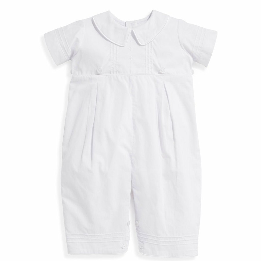 BOYS Misbordados | White Batiste 2 Piece Christening Gown