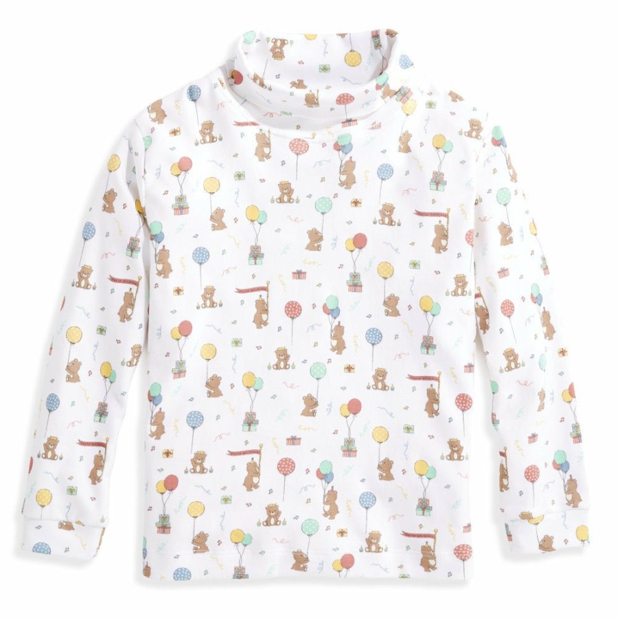 GIRLS Cottonwel | Printed Pima Turtleneck