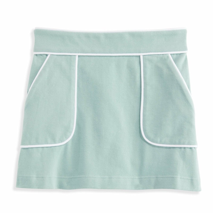 GIRLS Misbordados | Piped Jersey Skirt