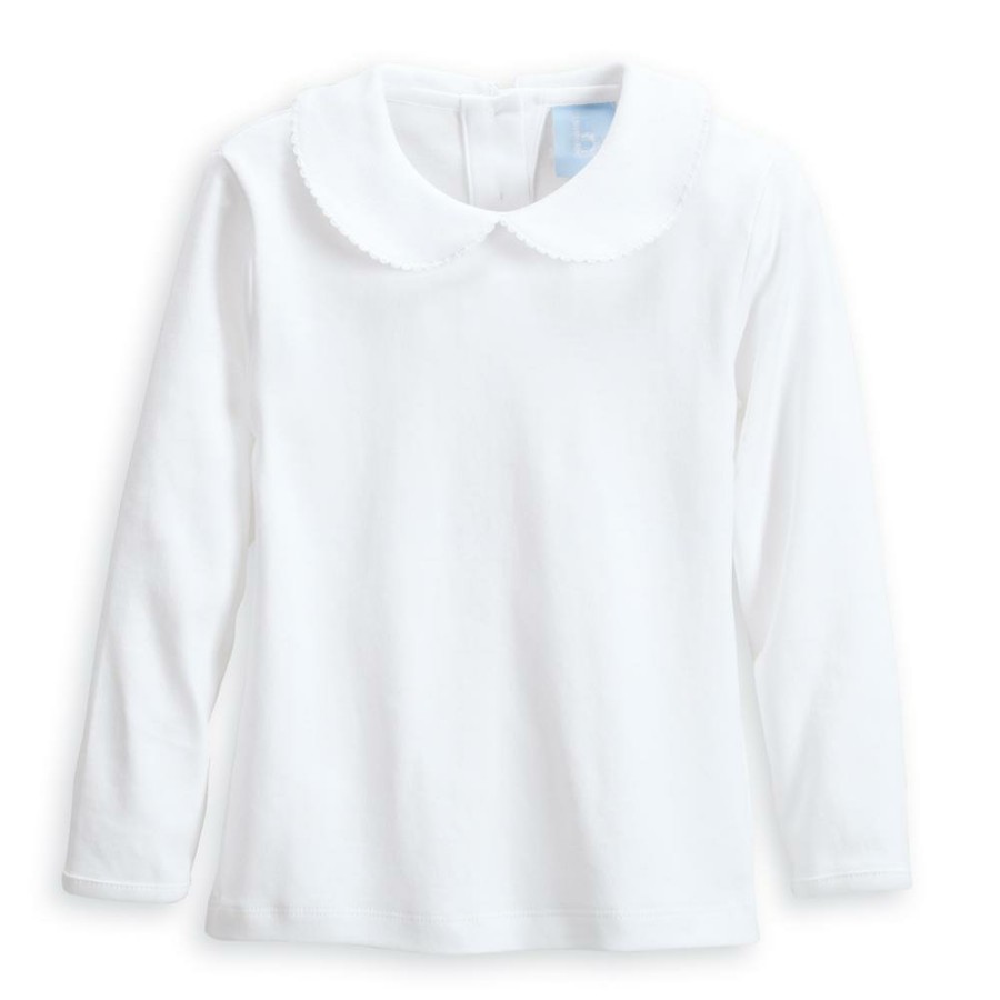 GIRLS Cottonwel | Long Sleeve Pima Peter Pan Tee