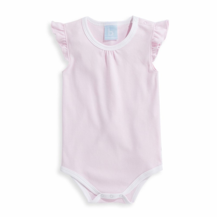 GIRLS Cottonwel | Bliss Flutter Sleeve Pima Onesie