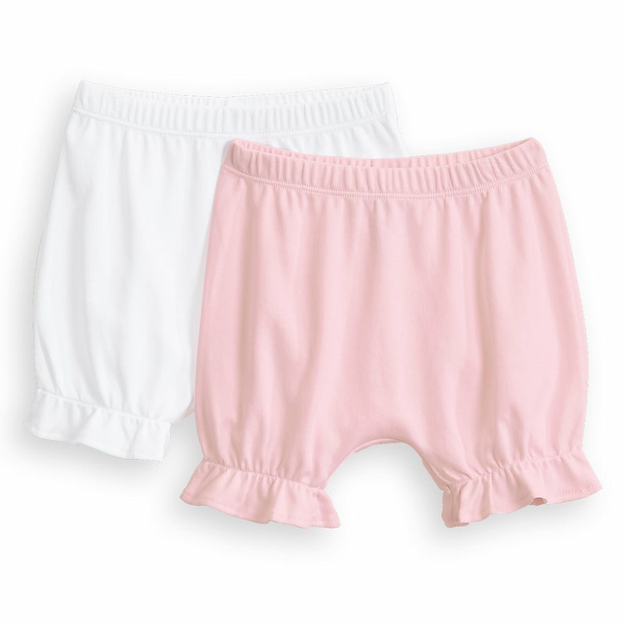 BABY GIRLS Cottonwel | Pima Bloomer Set White/Pink