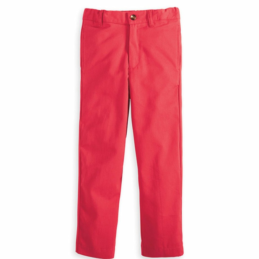 BOYS Icat | Twill Boys' Slim Pant - Red