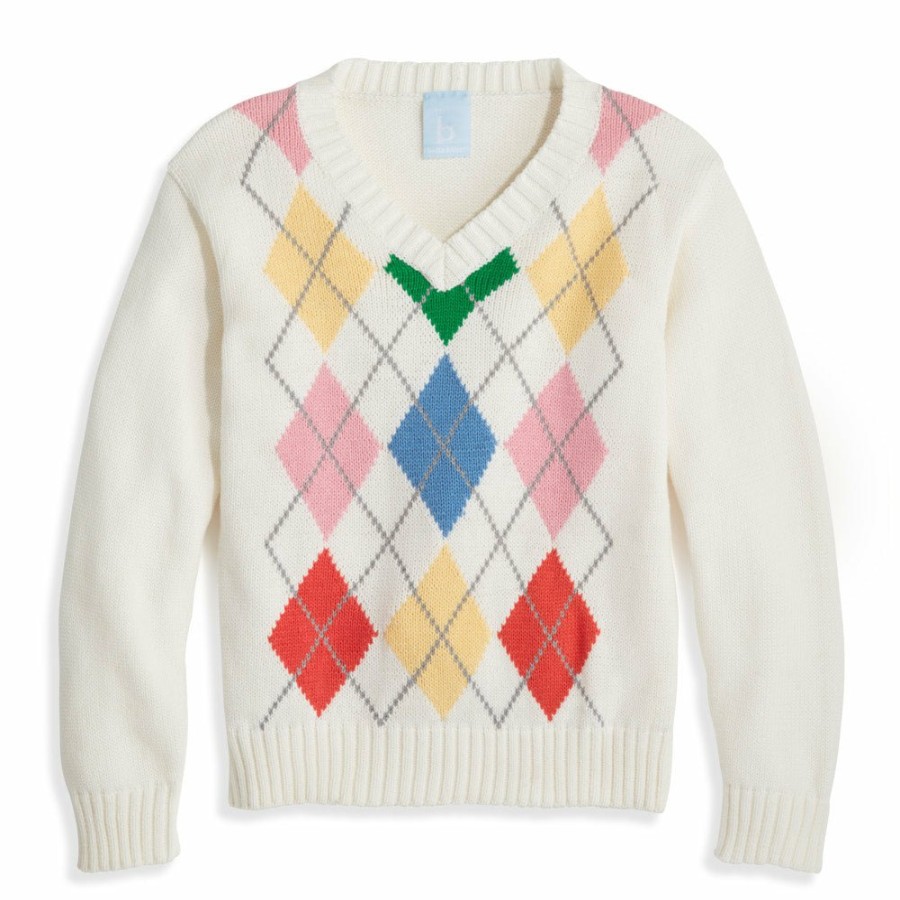 BOYS Ethnic Fashion | Intarsia Argyle Pullover