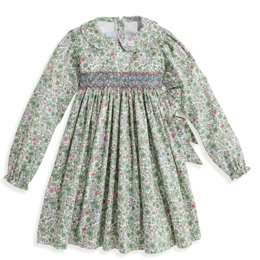 BABY GIRLS Misbordados | Smocked Peter Pan Dress