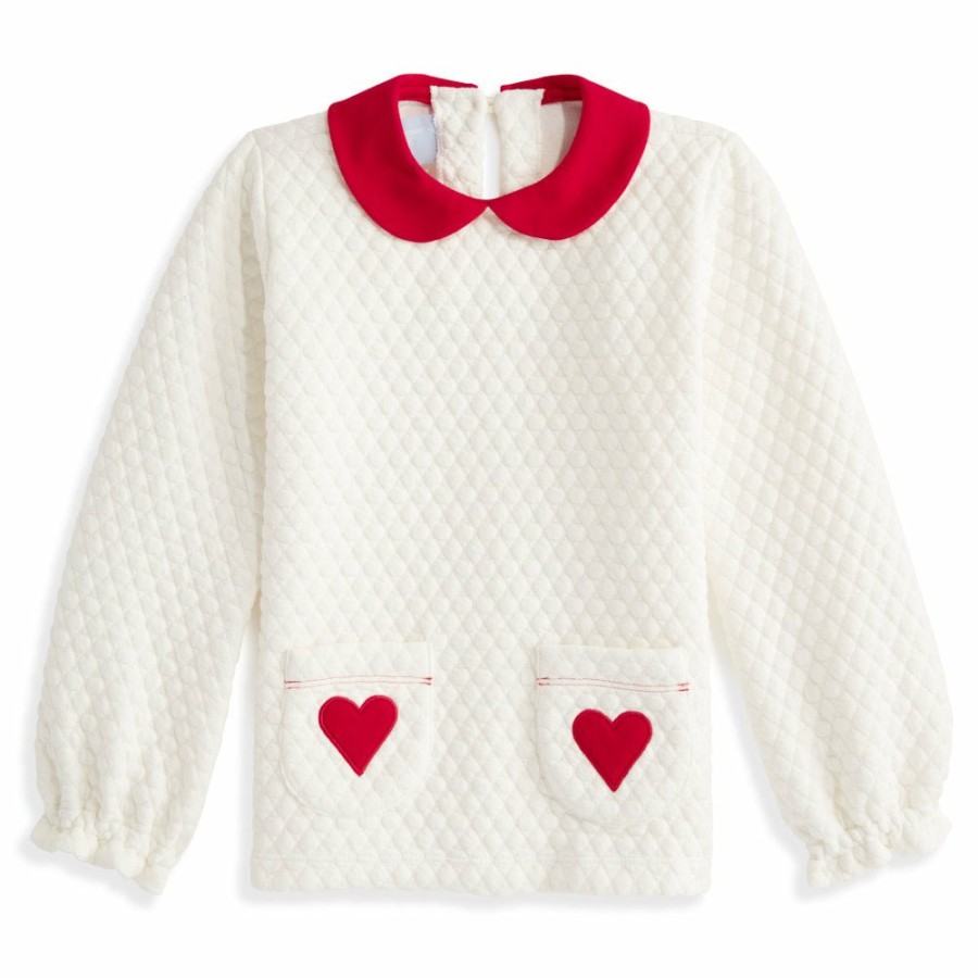 GIRLS Misbordados | Embroidered Quilted Jersey Pullover